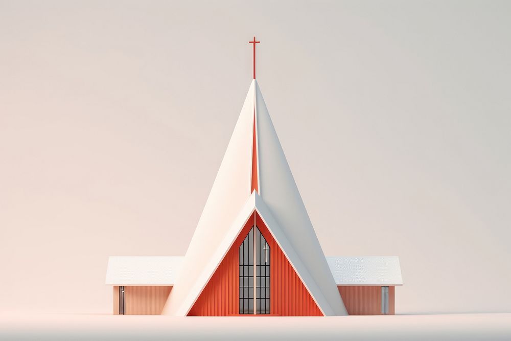 Architecture building church cross. AI generated Image by rawpixel.