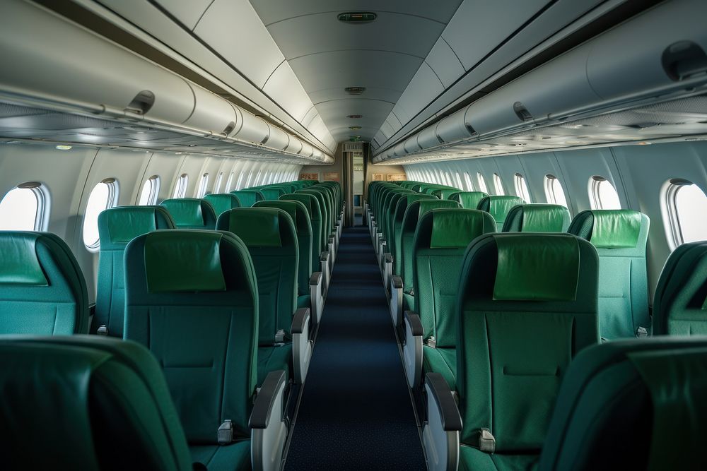 Passenger airplane vehicle transportation. AI generated Image by rawpixel.