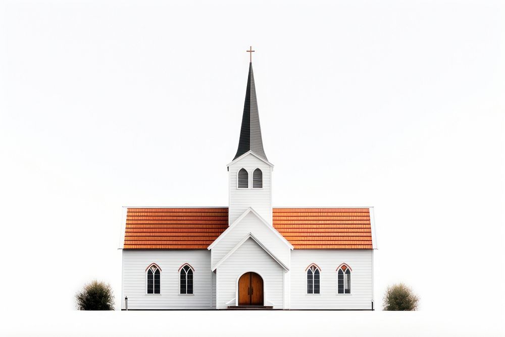 Architecture building steeple church. AI generated Image by rawpixel.