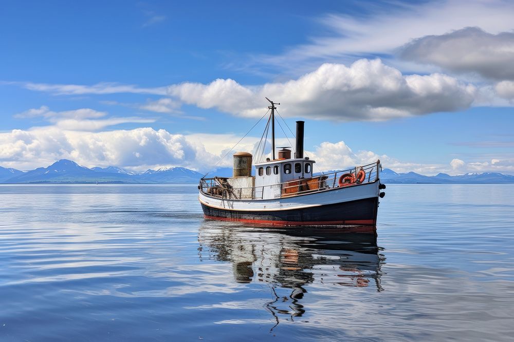 Boat outdoors vehicle sailing. 