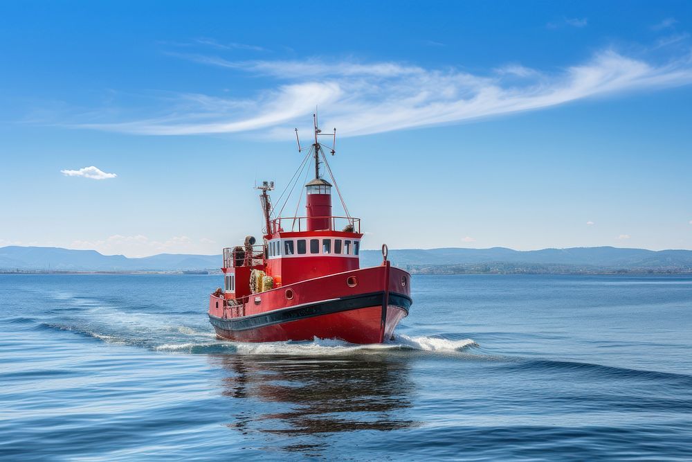 Boat watercraft vehicle sailing. AI generated Image by rawpixel.