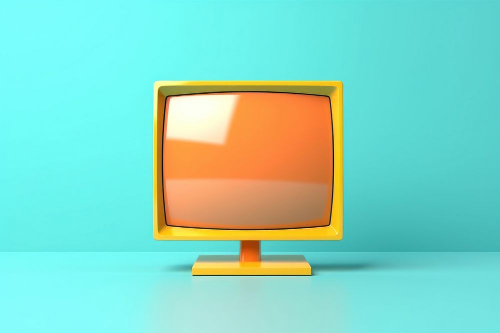 Television screen broadcasting electronics. AI generated Image by rawpixel.
