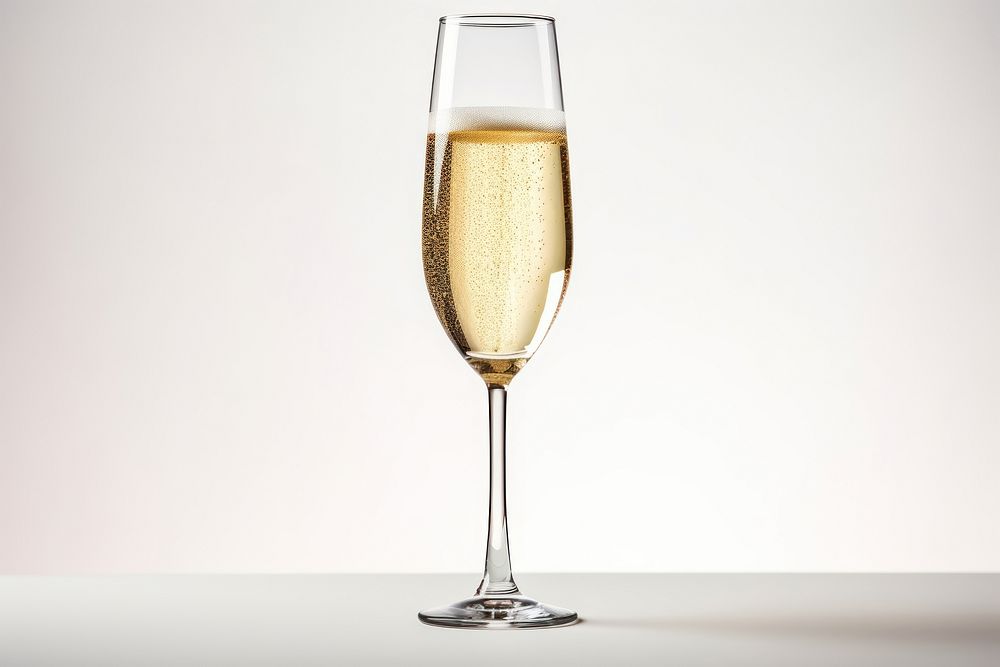 Champagne glass drink wine. AI generated Image by rawpixel.