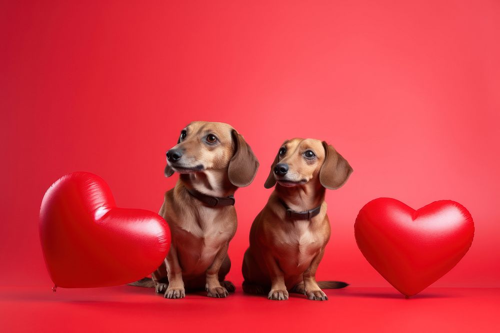 Animal dog mammal love. AI generated Image by rawpixel.