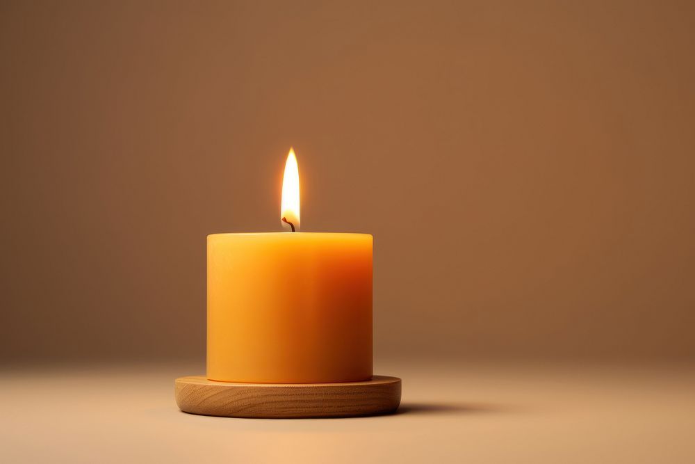 Candle lighting spirituality illuminated. AI generated Image by rawpixel.