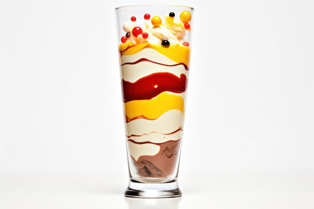 Dessert sundae drink glass. AI generated Image by rawpixel.