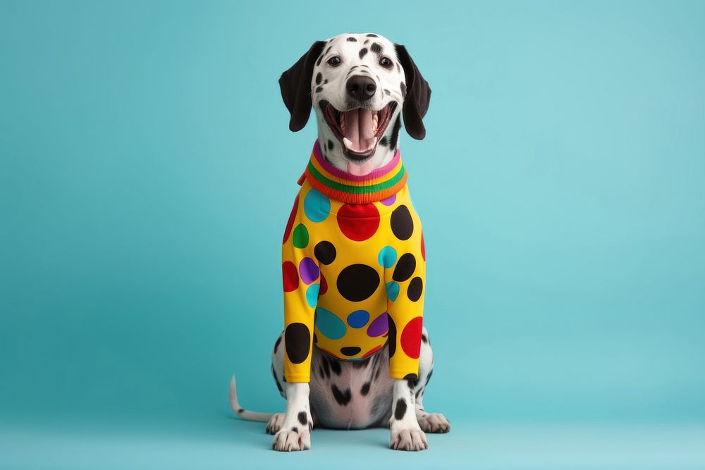 Pet dalmatian smiling mammal. AI generated Image by rawpixel.