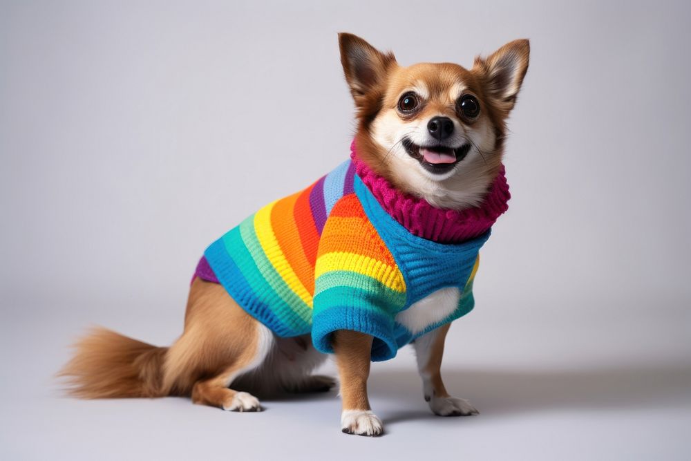Pet dog chihuahua sweater. AI generated Image by rawpixel.