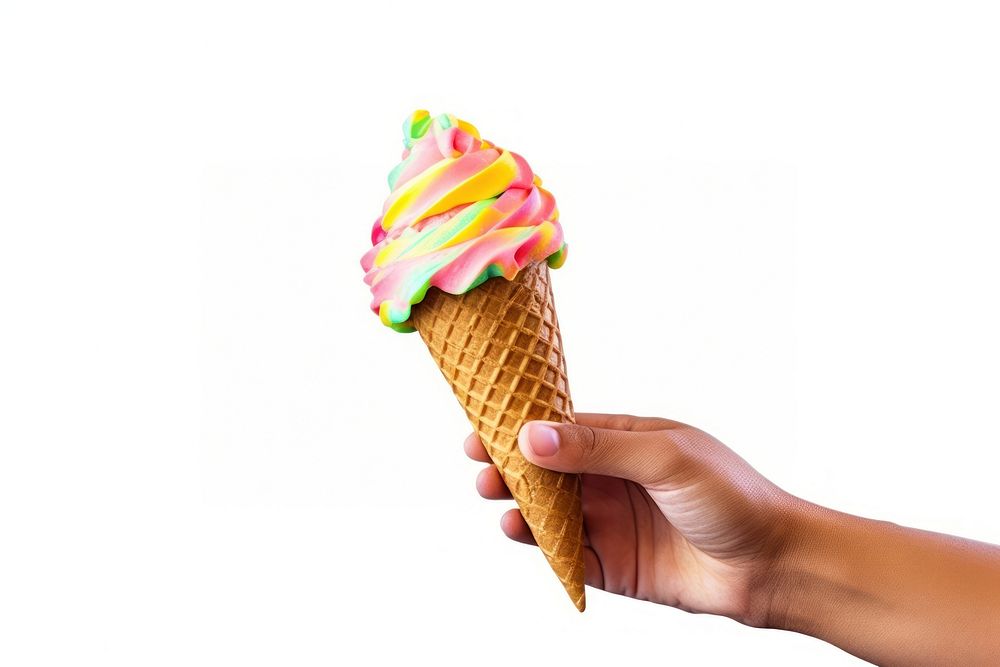 Dessert holding cream food. AI generated Image by rawpixel.