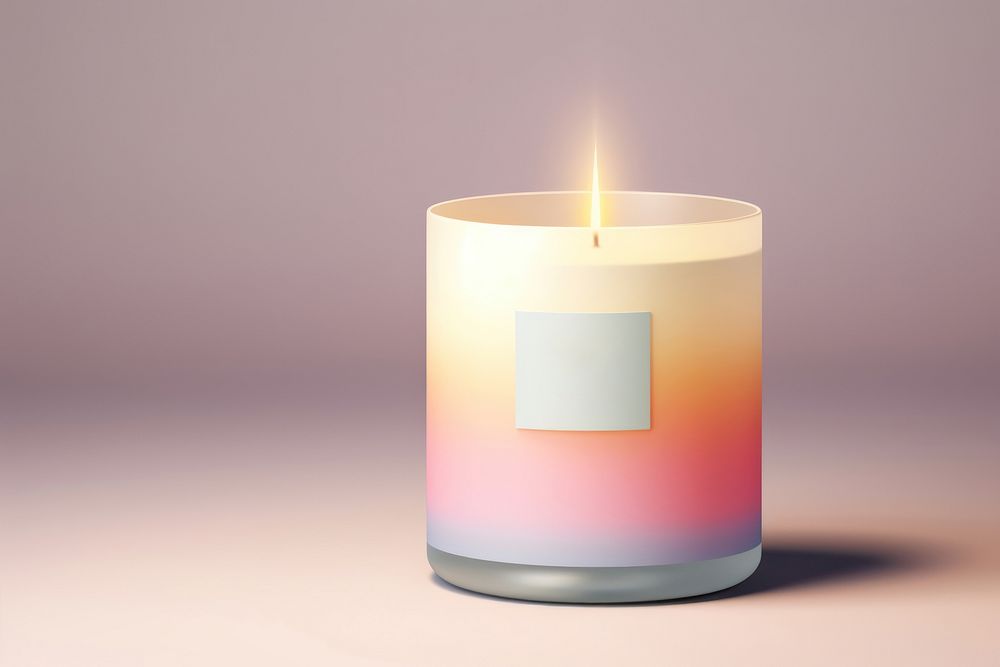 Candle lighting cylinder glowing. AI generated Image by rawpixel.