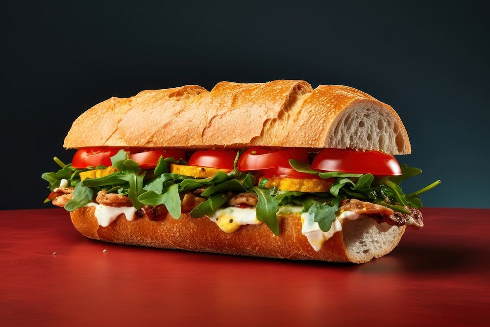 Sandwich bread food vegetable.
