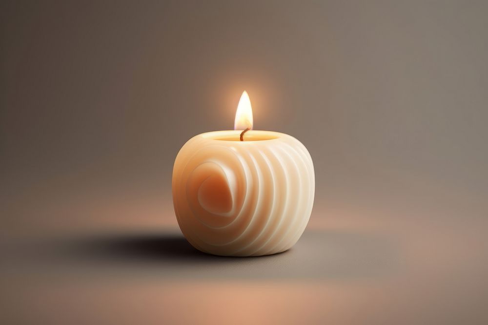 Candle lighting illuminated simplicity. AI generated Image by rawpixel.