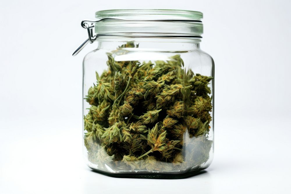 Jar bud container medicine. 