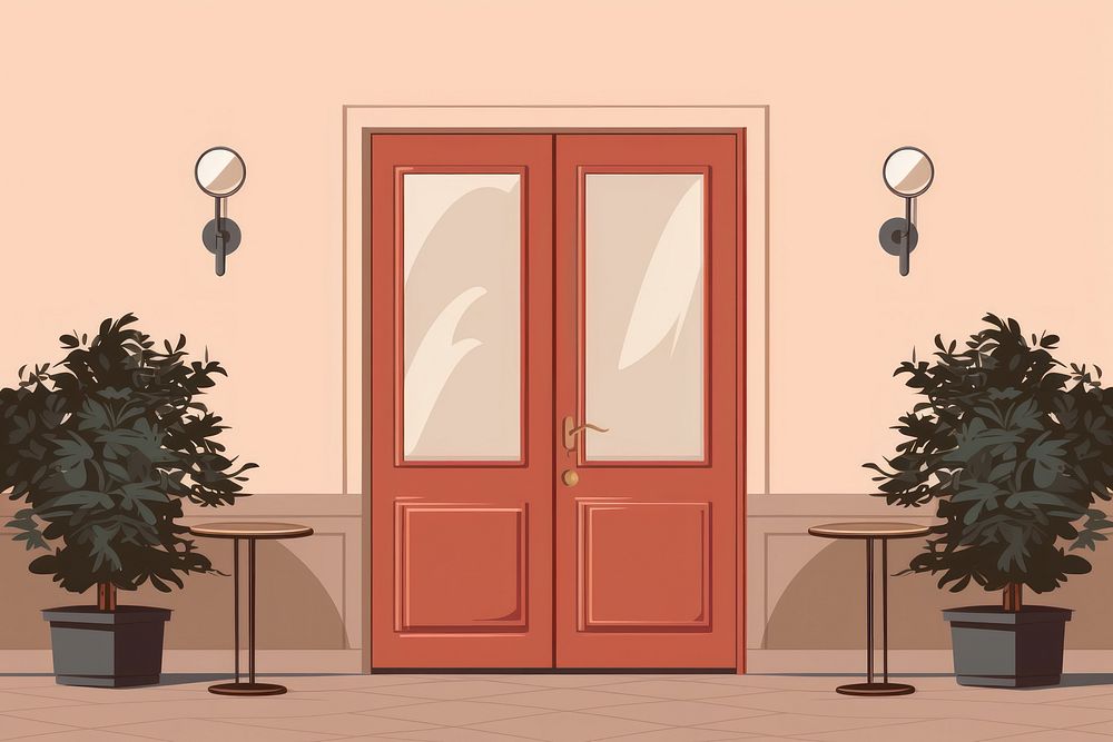 Door architecture furniture building. AI generated Image by rawpixel.