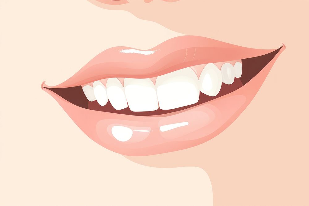 Teeth smile perfection happiness. AI generated Image by rawpixel.