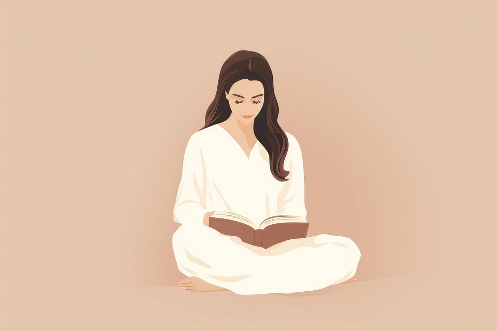 Sitting adult women yoga. AI generated Image by rawpixel.