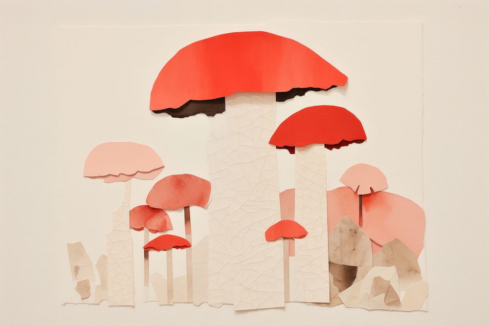 Mushroom art fungus plant. AI generated Image by rawpixel.