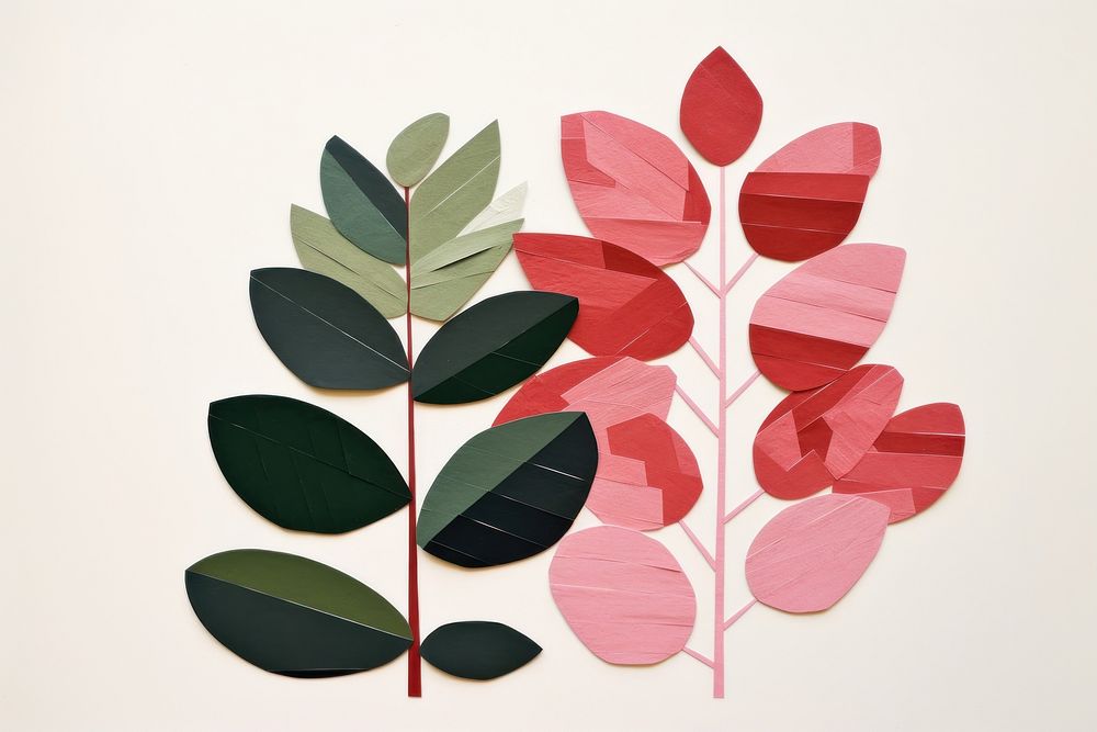 Plant art paper leaf. AI generated Image by rawpixel.