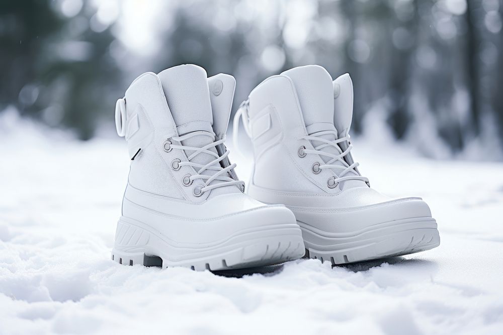 Outdoors footwear winter white. 