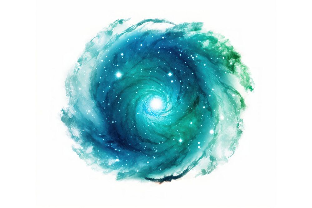Spiral astronomy universe galaxy. AI generated Image by rawpixel.