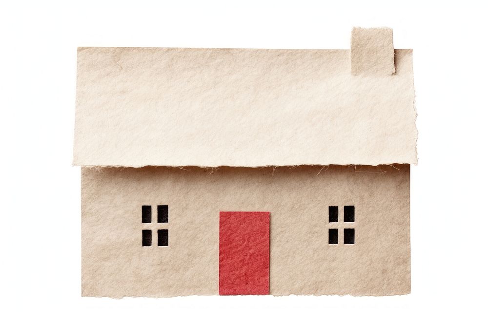 House paper white background architecture.