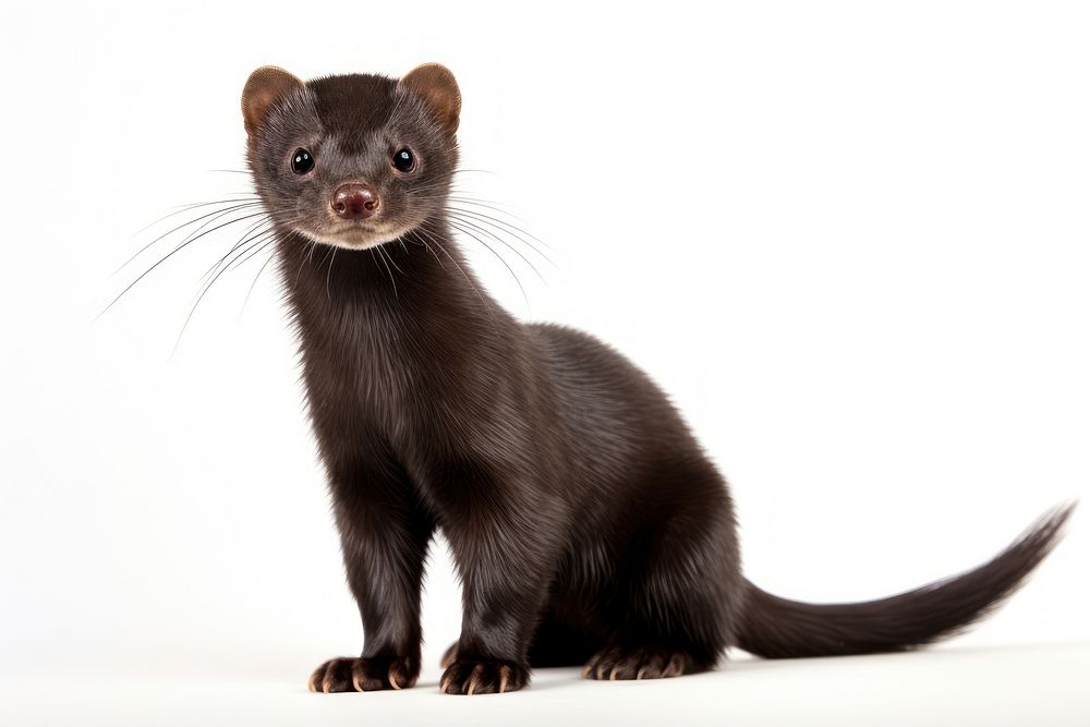 Wildlife animal mammal weasel. AI generated Image by rawpixel.