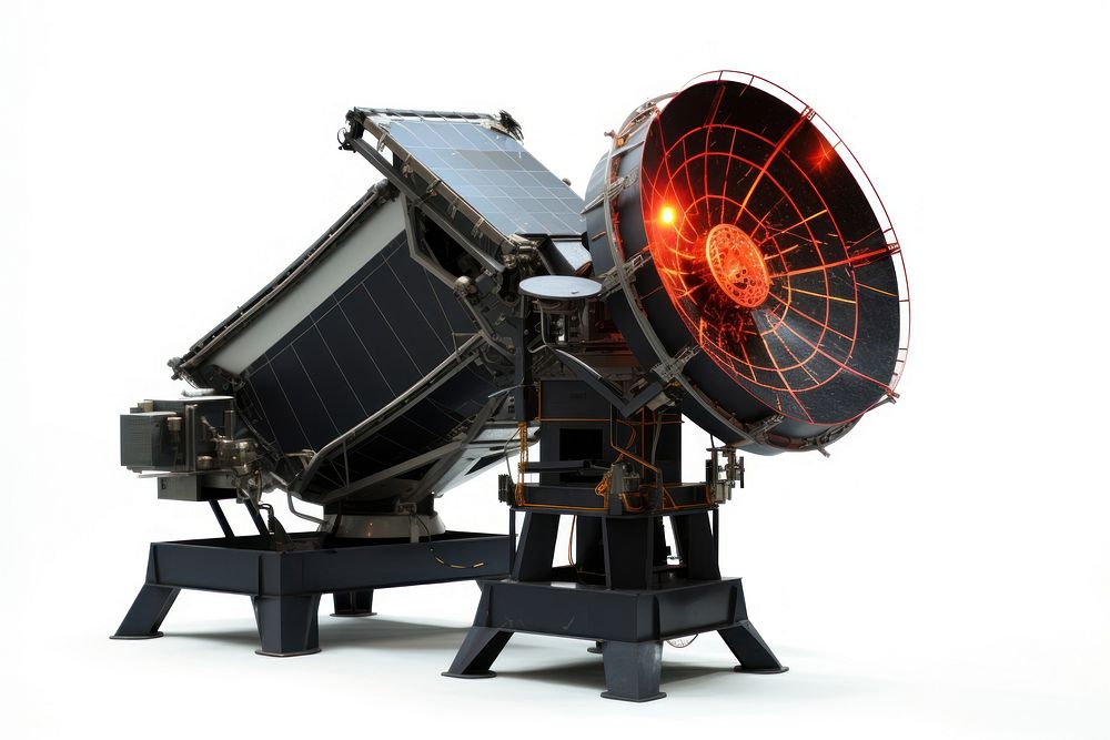 Gamma telescope Satellite machine architecture technology. AI generated Image by rawpixel.
