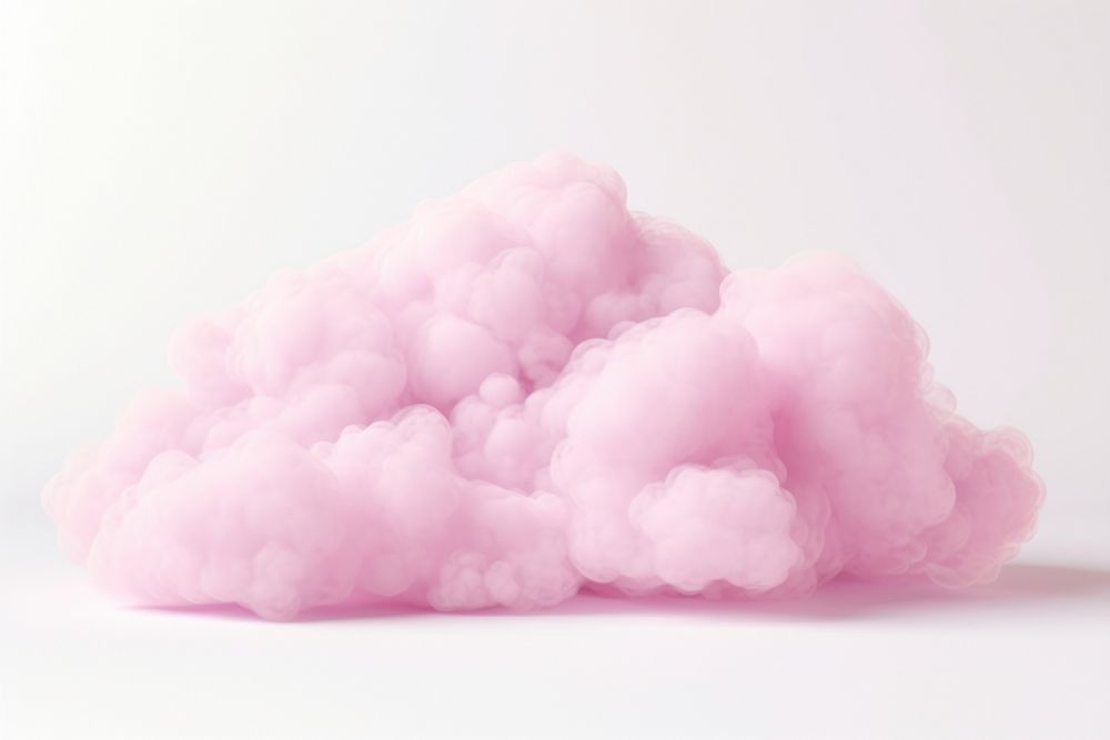 Fluffy cloud smoke white. AI generated Image by rawpixel.