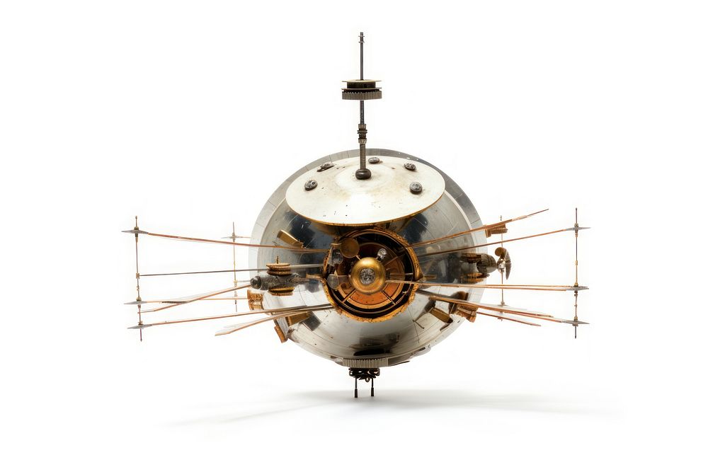 Tether Satellite helicopter satellite vehicle. AI generated Image by rawpixel.