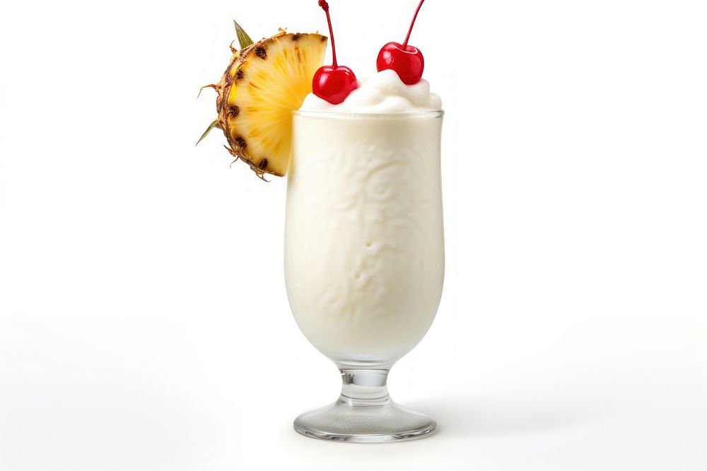 Pineapple smoothie dessert drink. AI generated Image by rawpixel.