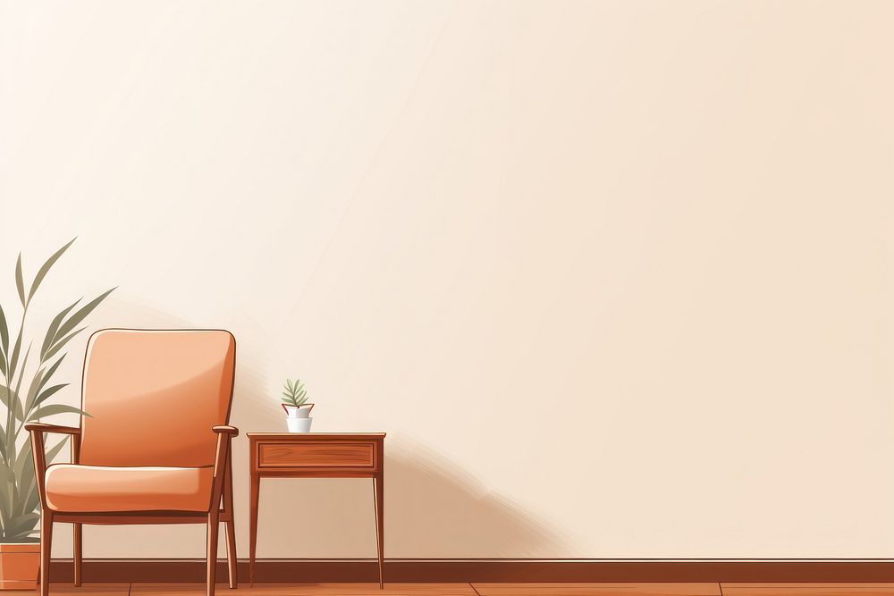 Armchair wall architecture furniture. AI generated Image by rawpixel.
