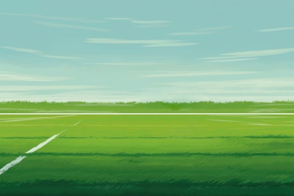 Grass field backgrounds landscape. AI generated Image by rawpixel.