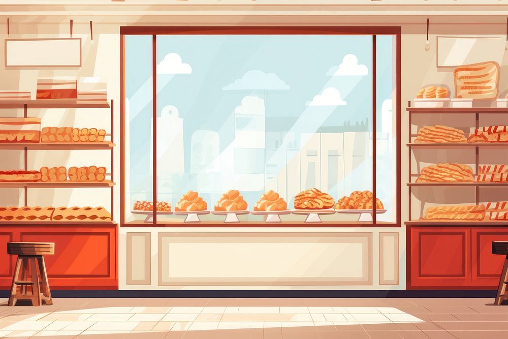 Bakery bread food shop. 