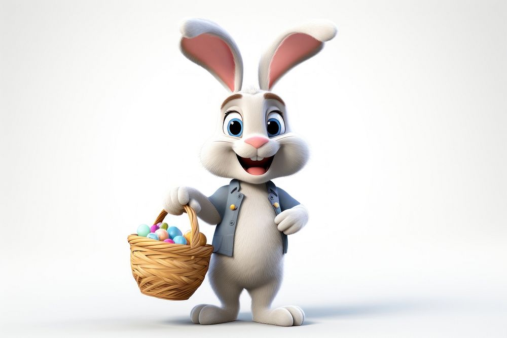 Figurine cartoon easter toy. AI generated Image by rawpixel.