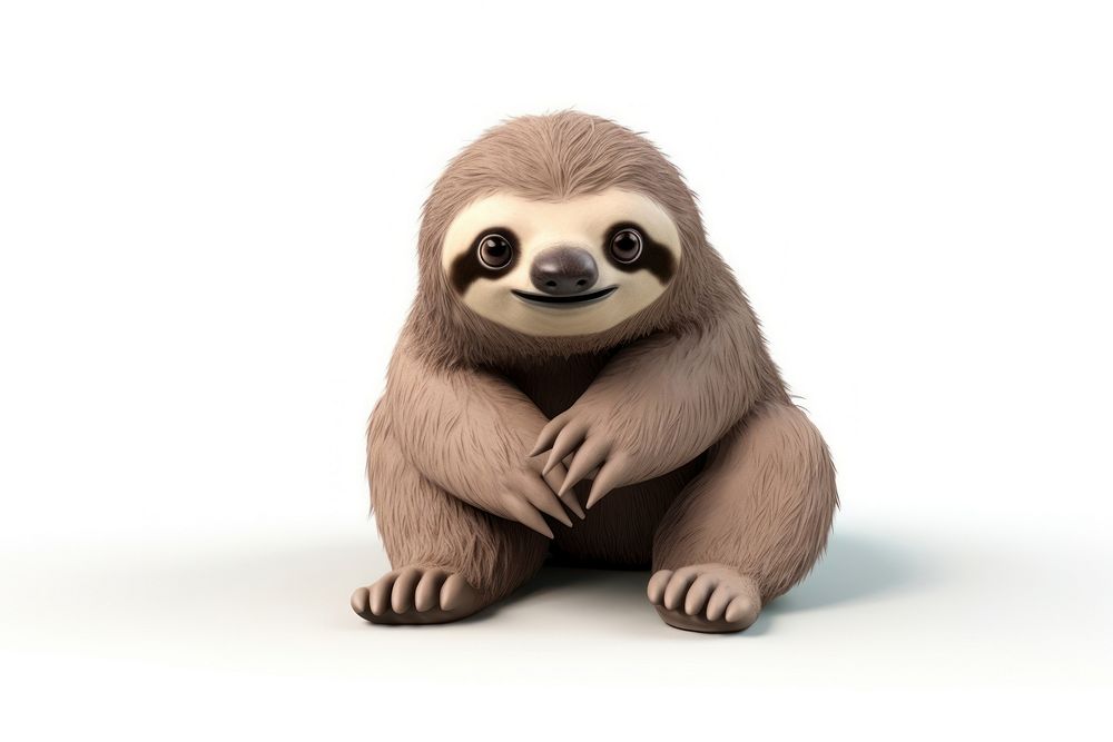 Sloth wildlife cartoon animal. AI | Premium Photo Illustration - rawpixel