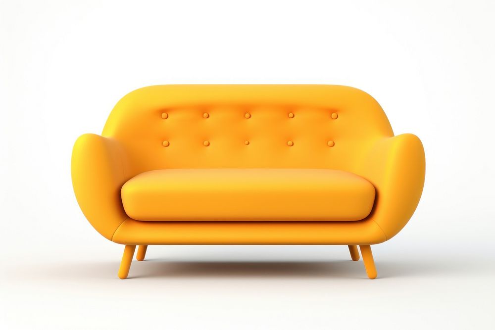 Furniture chair sofa white background. AI generated Image by rawpixel.