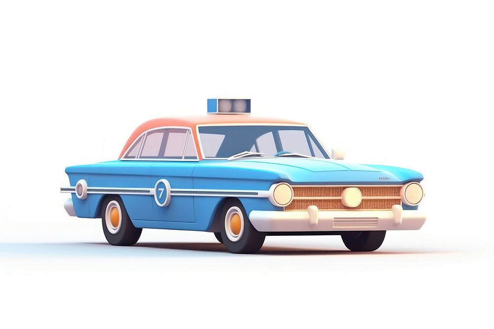 Car vehicle cartoon white background. AI generated Image by rawpixel.