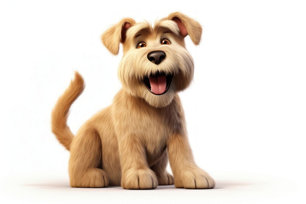 Terrier cartoon mammal animal. AI generated Image by rawpixel.