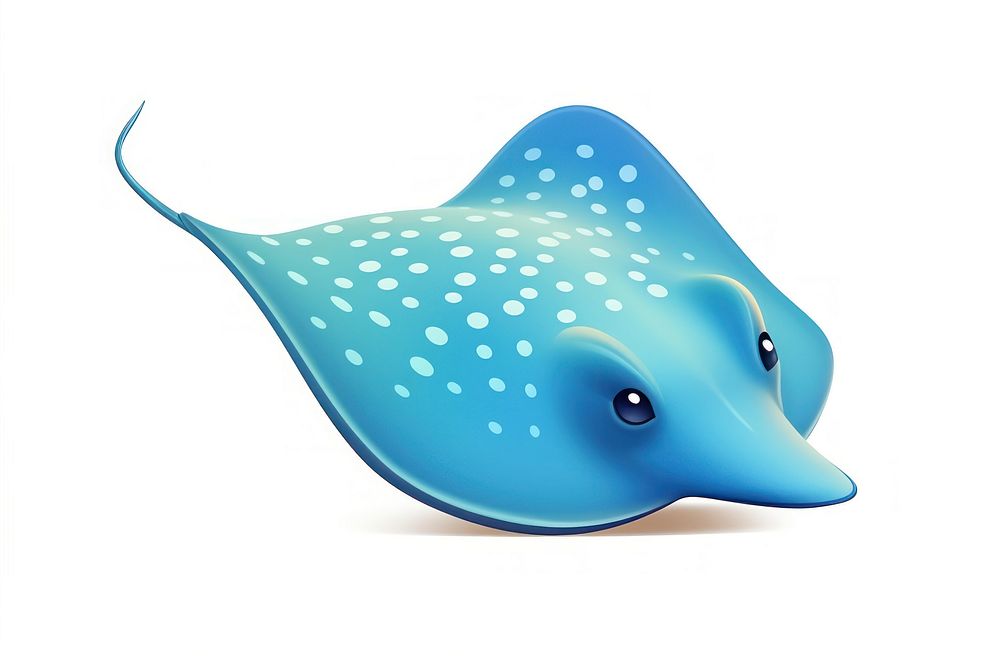 Stingray cartoon animal fish. AI generated Image by rawpixel.