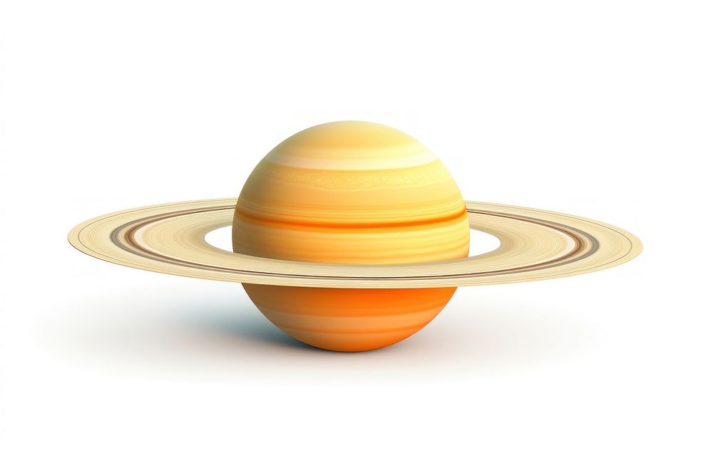 Planet white background simplicity astronomy. AI generated Image by rawpixel.