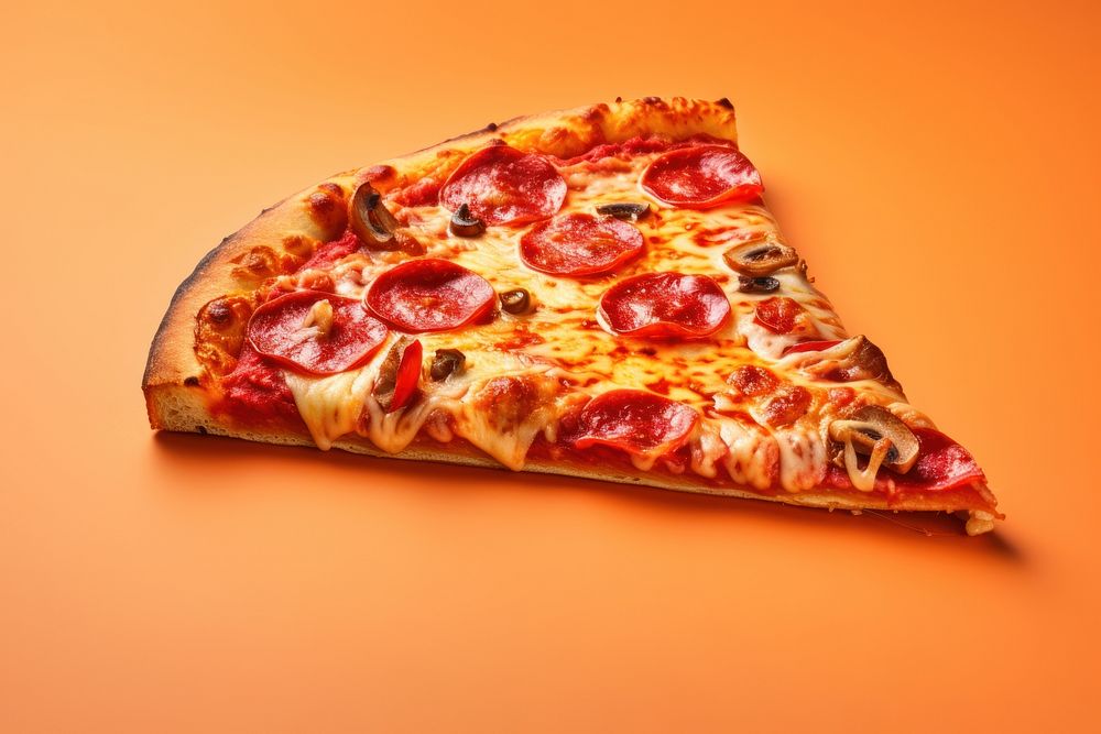 Pizza food zwiebelkuchen pepperoni. AI generated Image by rawpixel.