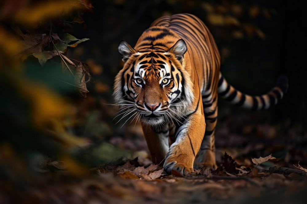 Tiger wildlife portrait animal