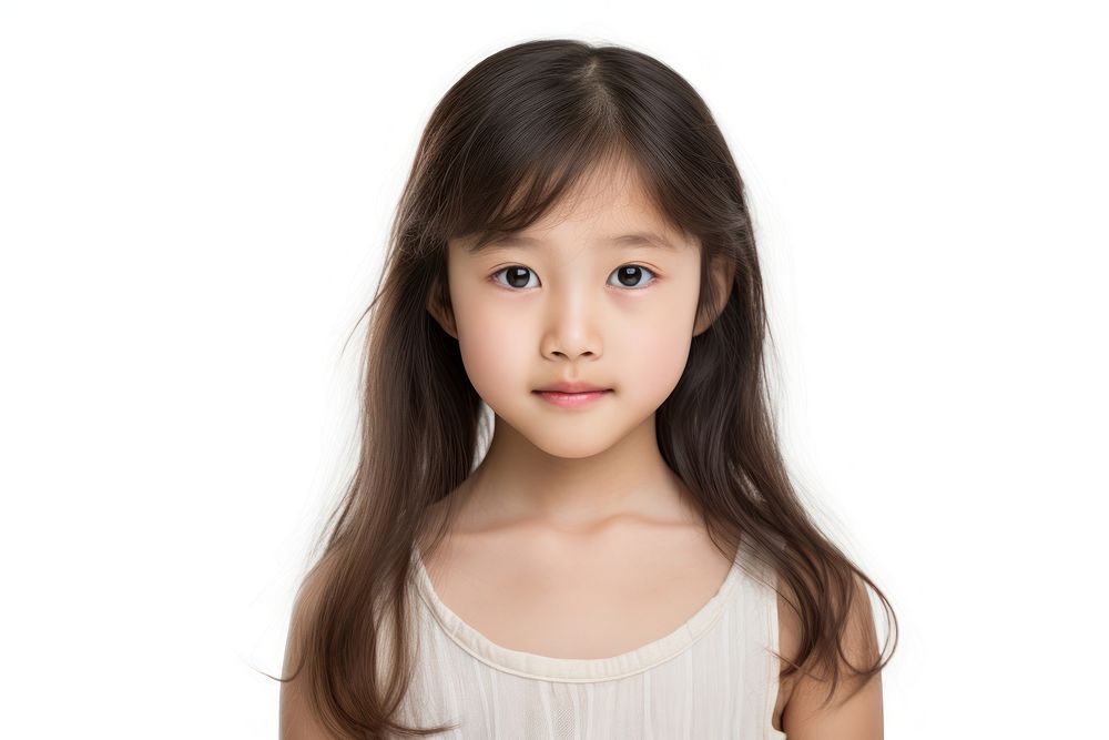 Portrait child photo skin. AI generated Image by rawpixel.