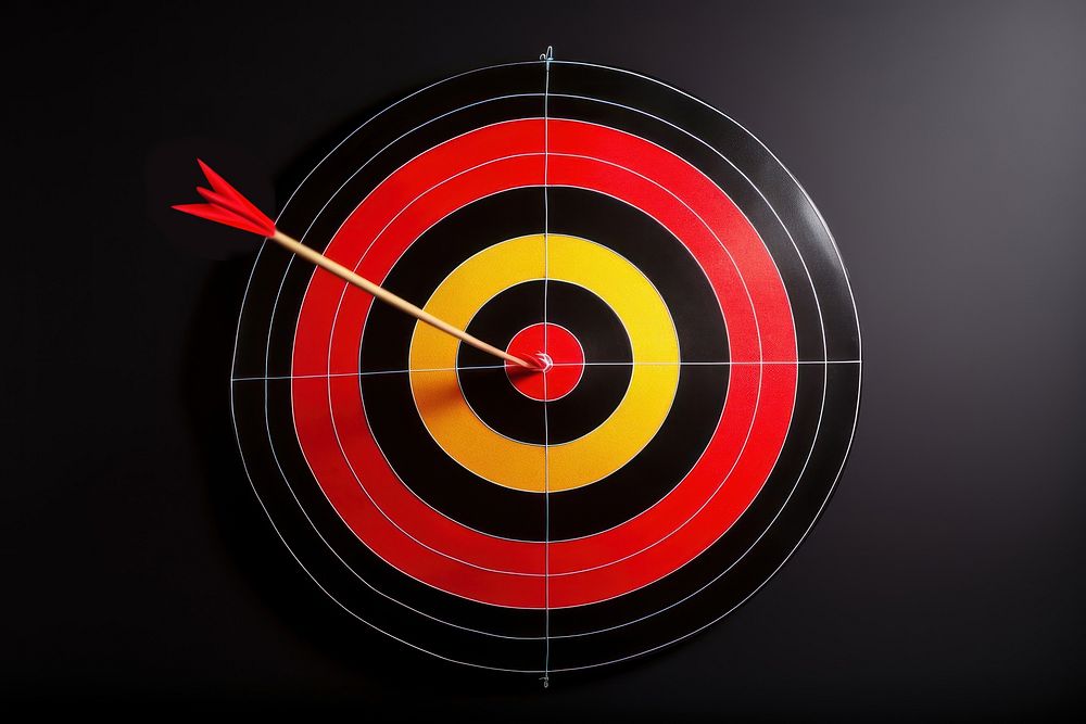 Arrow archery darts game. AI generated Image by rawpixel.