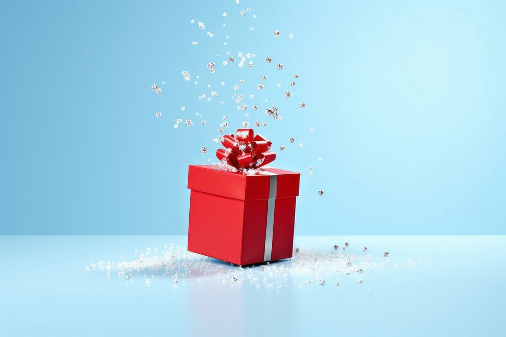 Gift christmas box celebration. AI generated Image by rawpixel.