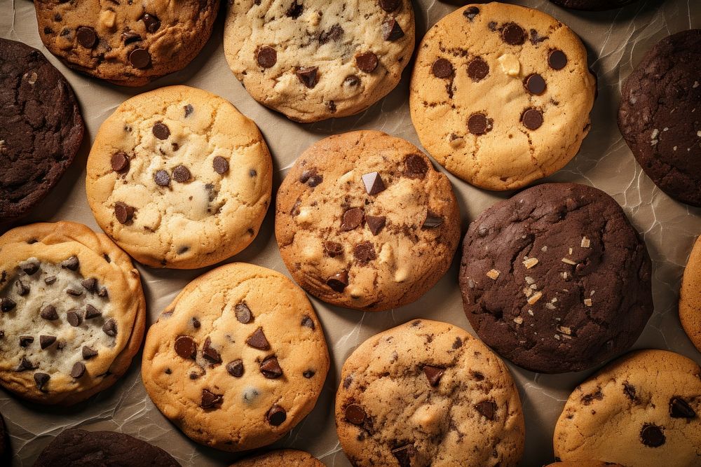 Cookie food confectionery backgrounds. 