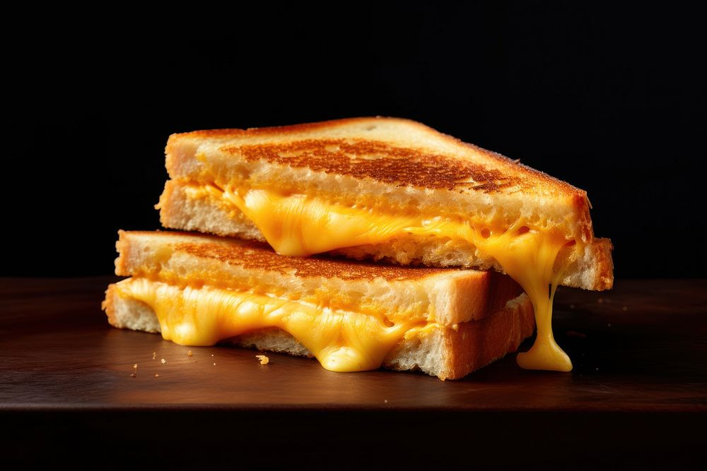 Sandwich cheese bread food. AI generated Image by rawpixel.