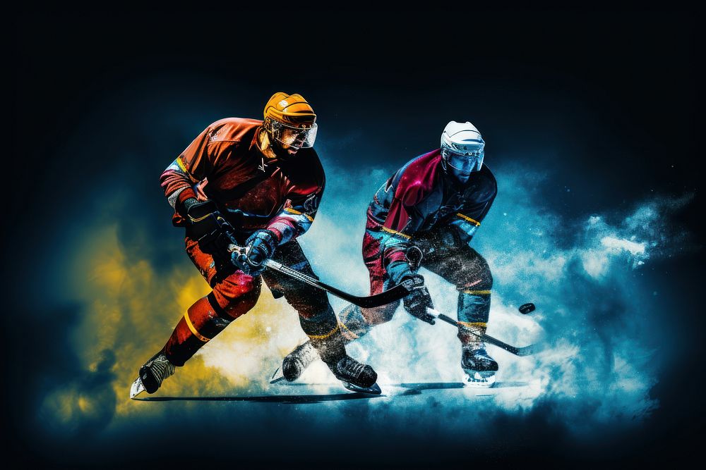Hockey footwear sports helmet. AI generated Image by rawpixel.