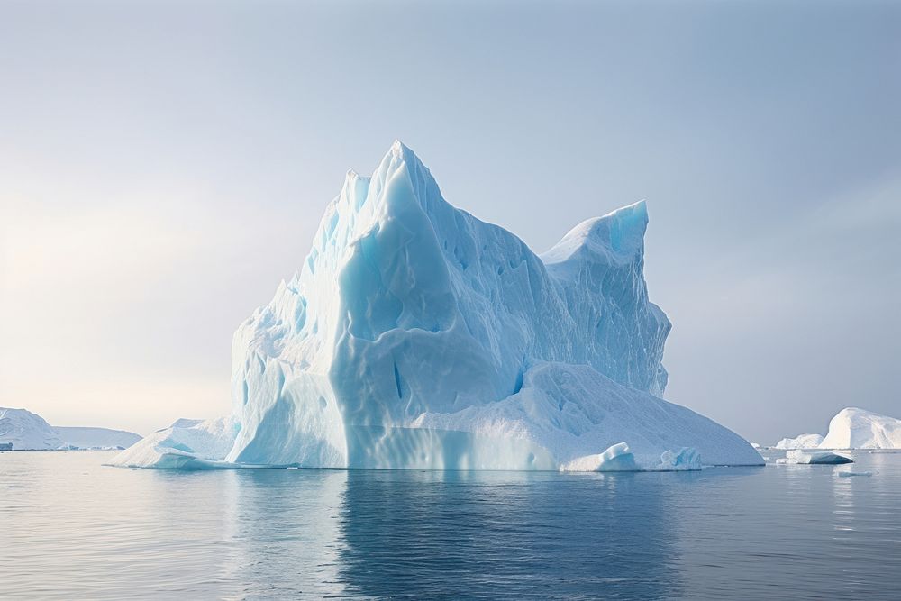 Iceberg mountain outdoors glacier. AI generated Image by rawpixel.