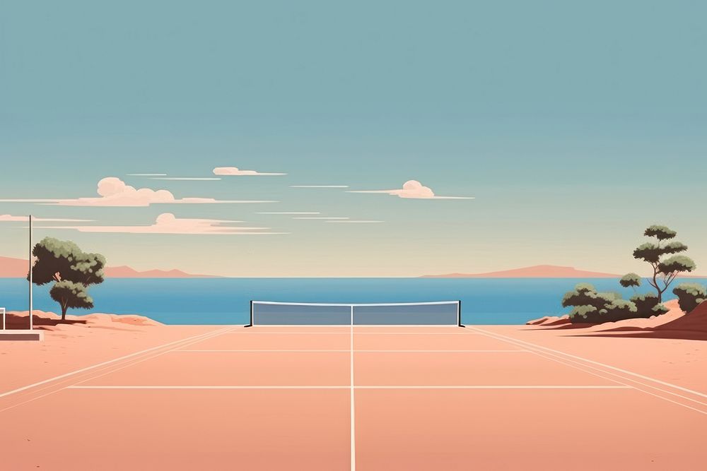 Tennis sports transportation competition. AI generated Image by rawpixel.